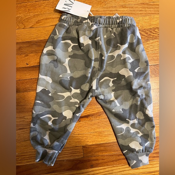 Zara Kids Camo French Terry Joggers NWT - Picture 2 of 4